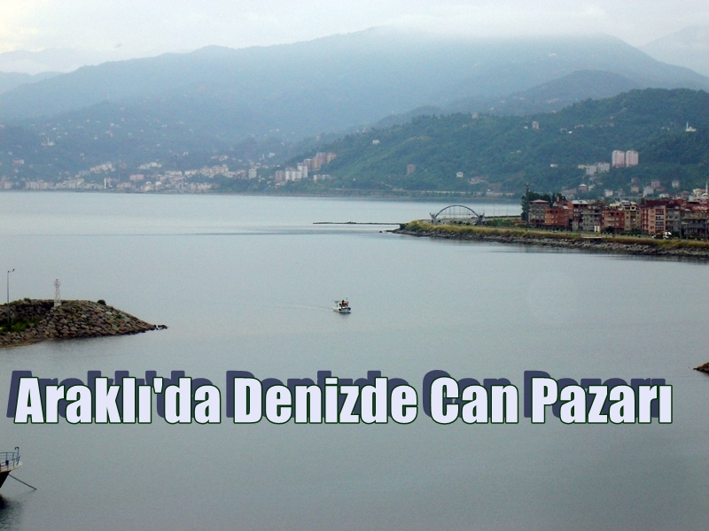 Araklı&#8217;da Denizde Can Pazarı