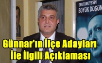 Günnar&#8217;ın İlçe Adayları İle İlgili Açıklaması