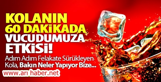 KOLA\'NIN 1 SAATTE VUCUDA VERDİĞİ ZARARLAR.!!!
