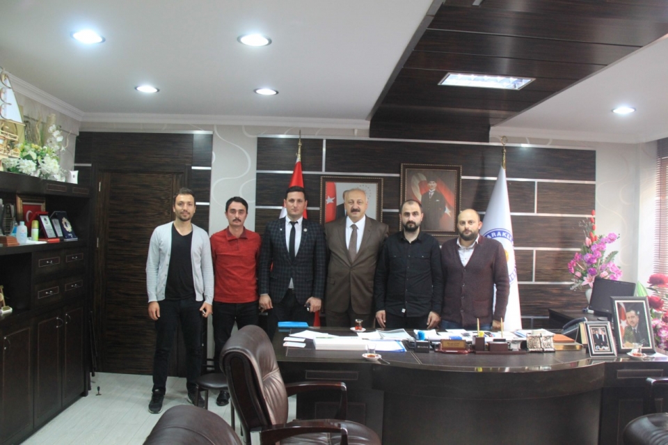 TÜGVA Yönetim Kurulu Üyelerinden Başkan Çebi\'ye Teşekkür Ziyareti