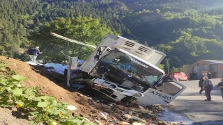 Araklı'da Korkutan Trafik Kazası
