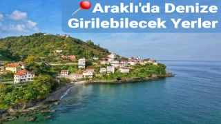 Araklı'da Denize Girilecek Plajlar Açıklandı