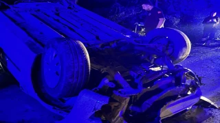 Araklı Karadere Yolunda Trafik Kazası