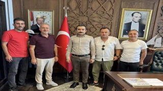 Trabzon Doğu Gazeteciler Derneği'nden Araklı Kaymakamı'na Ziyaret