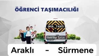 Araklı ve Sürmene için Öğrenci Taşımacılığı Özel Servis Kayıtları
