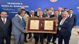 Trabzon Nihayet Gazi Madalyasına kavuştu.