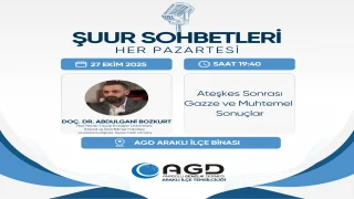 AGD Araklı’da Gazze ve Ateşkesin Sonuçları