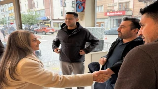 CHP Trabzon Milletvekili Sibel Suiçmez Araklı’da Esnaf ve Vatandaş Ziyaretinde Bulundu