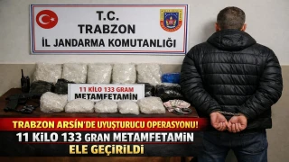 Arsin’de Narkotik Operasyon: 11 Kilodan Fazla Metamfetamin Ele Geçirildi
