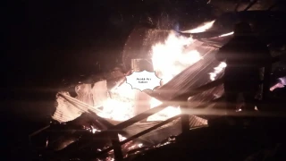 Araklı'da Korkutan Yangın