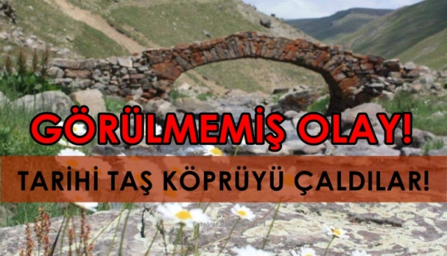 Görülmemiş Olay.Tarihi Köprüyü Çaldılar! (VİDEO)